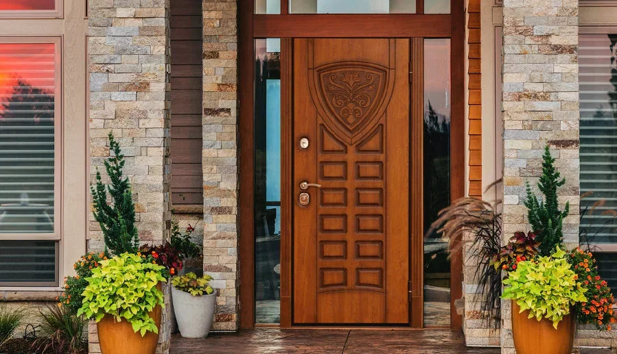 Luxury modern entrance doors design in Dubai for villas and apartments