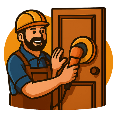 door polishing