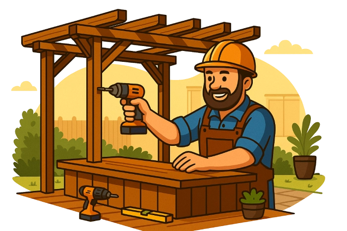 outdoor carpentry services in Dubai