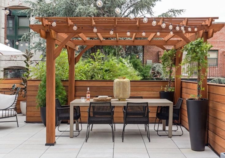 Budget-friendly custom pergola installation in Dubai patio