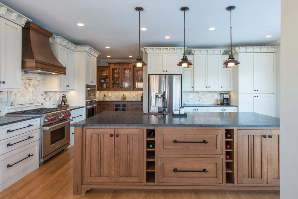 Elegant custom kitchen cabinets in Dubai with sleek modern finishes